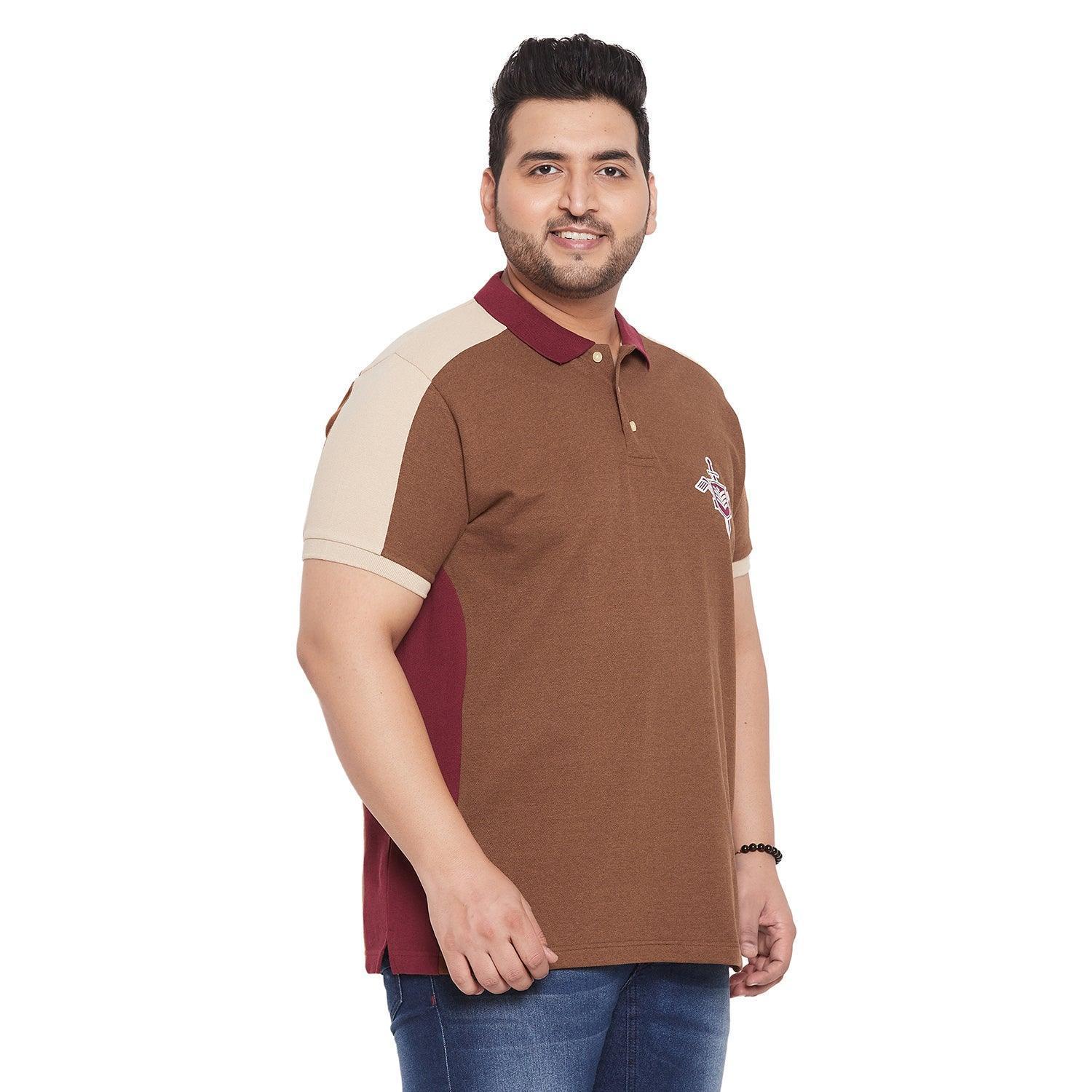 Men Plus Size Deigo Colorblock Polo Tshirt - Image 4