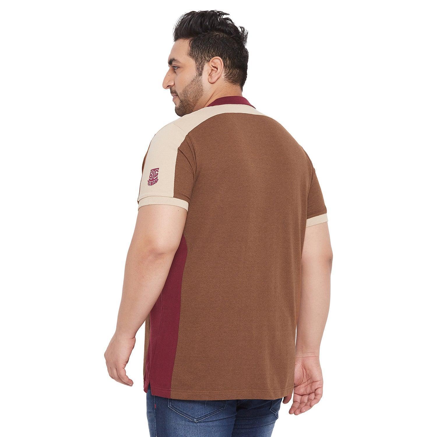 Men Plus Size Deigo Colorblock Polo Tshirt - Image 5