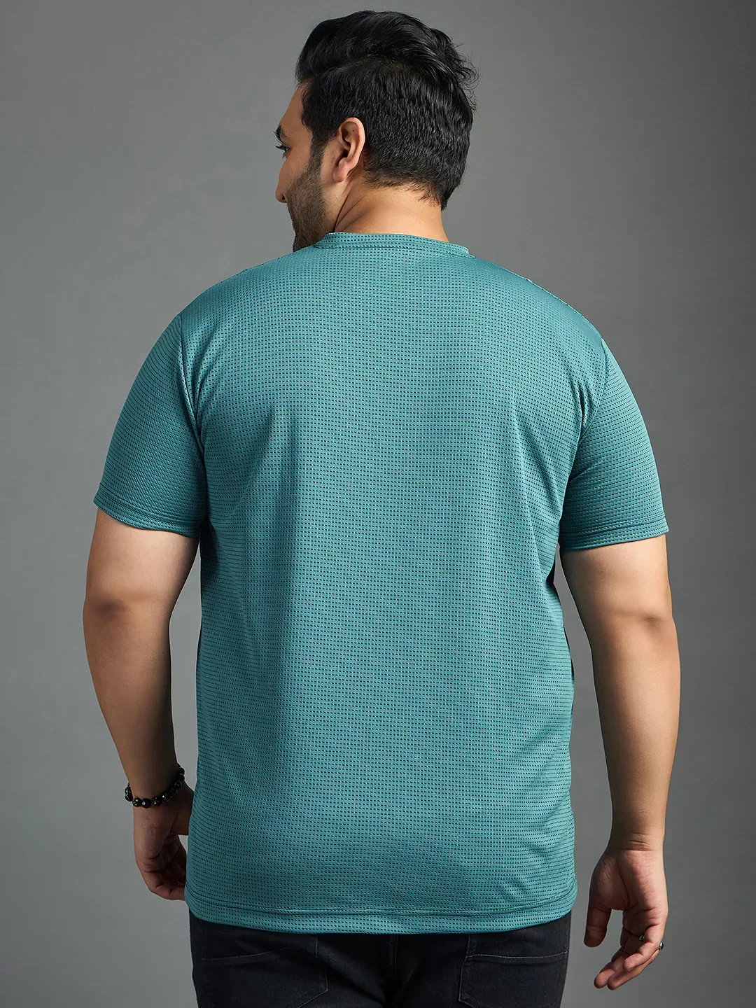 Men Plus Size Doctrine solid  Round Neck Tshirt - Image 6