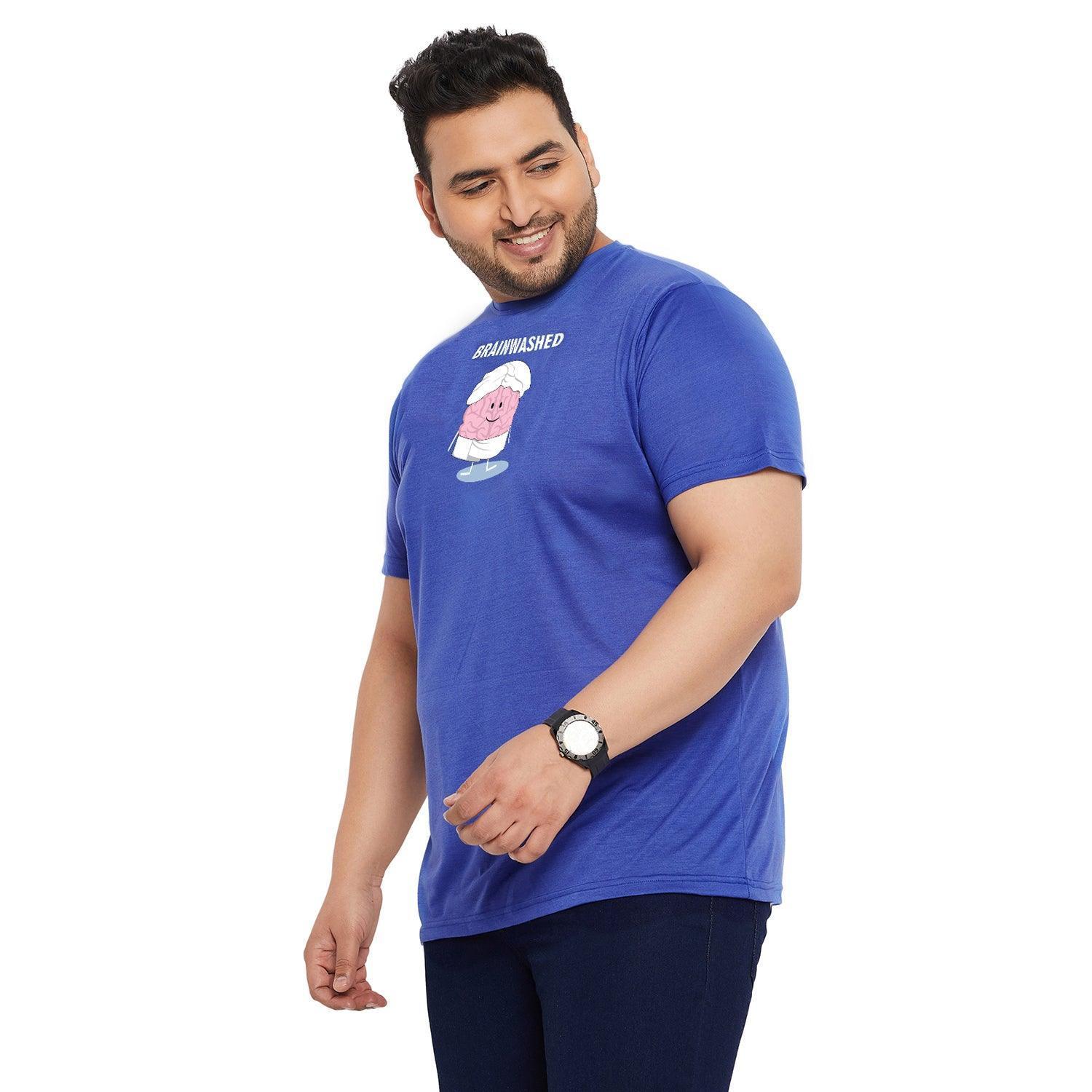 Men Plus Size Dracko Printed Round Neck Tshirt - Image 3
