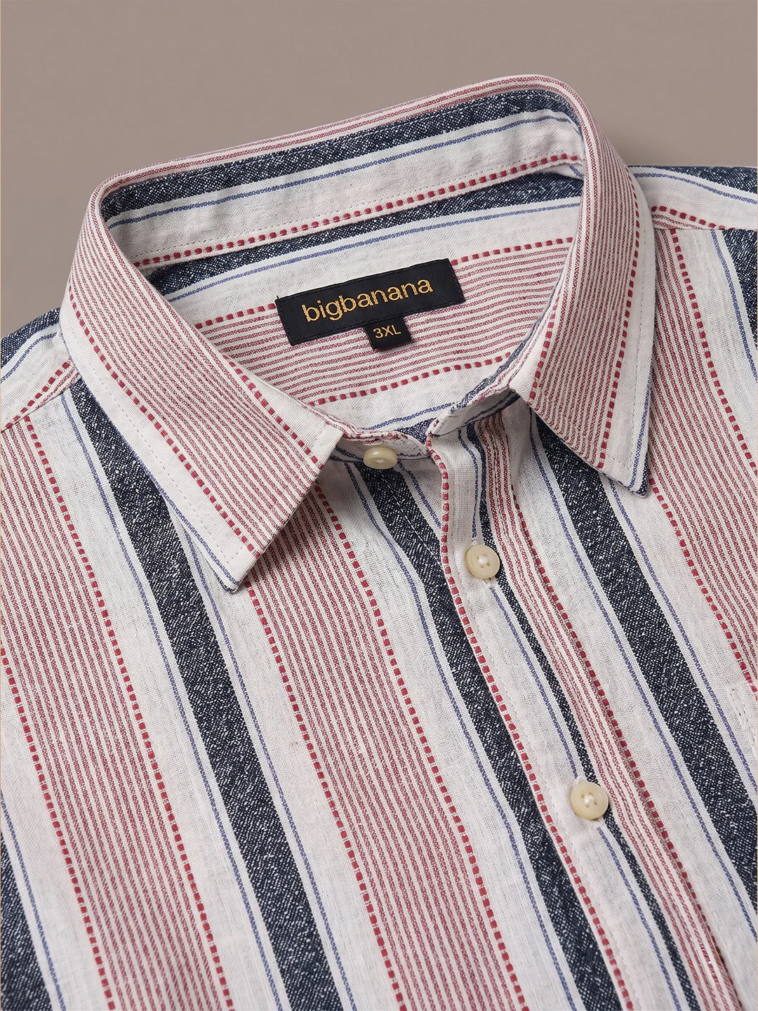 Men Plus Size Drayzen Multi Textured Shirts - Image 4