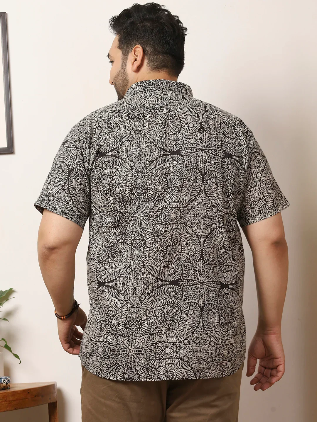 Men Plus Size Drifth Multicolor Printed Shirt - Image 6