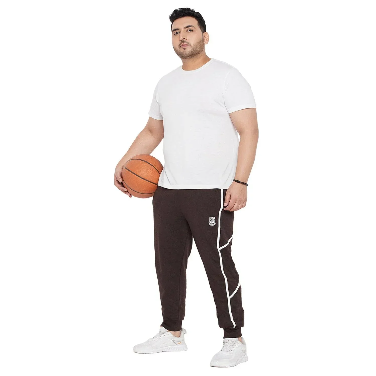 Men Plus Size Drone Solid Trackpant - Image 3
