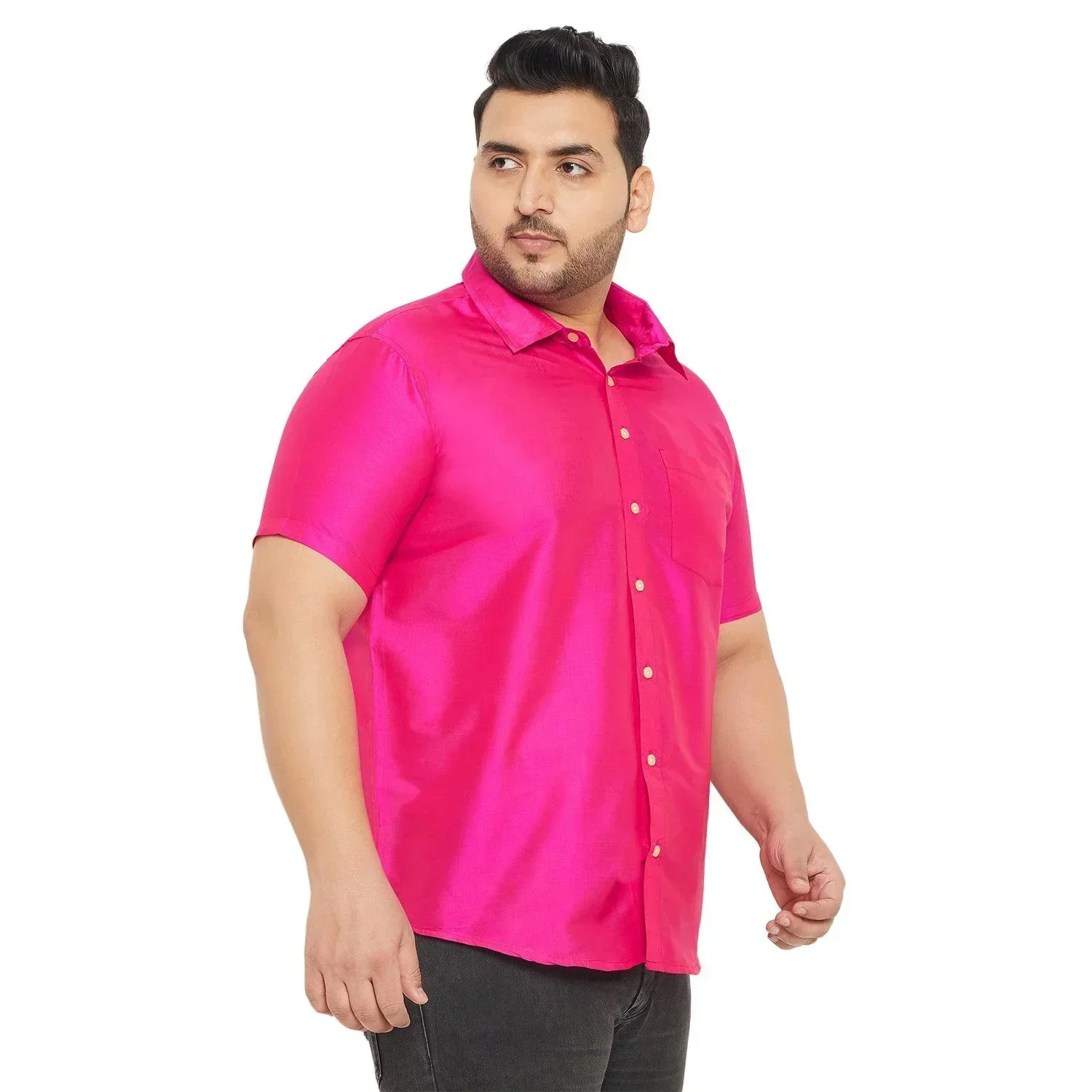 Men Plus Size Dura-P Solid Shirt - Image 4