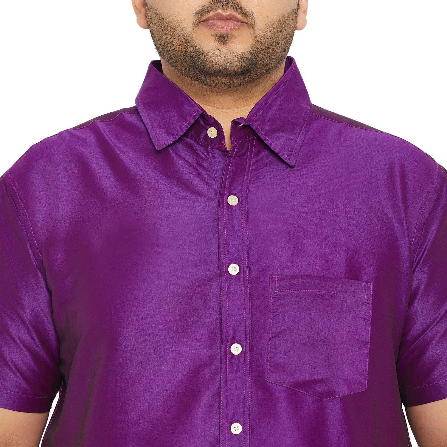Men Plus Size Dura-V Solid Shirt - Image 6