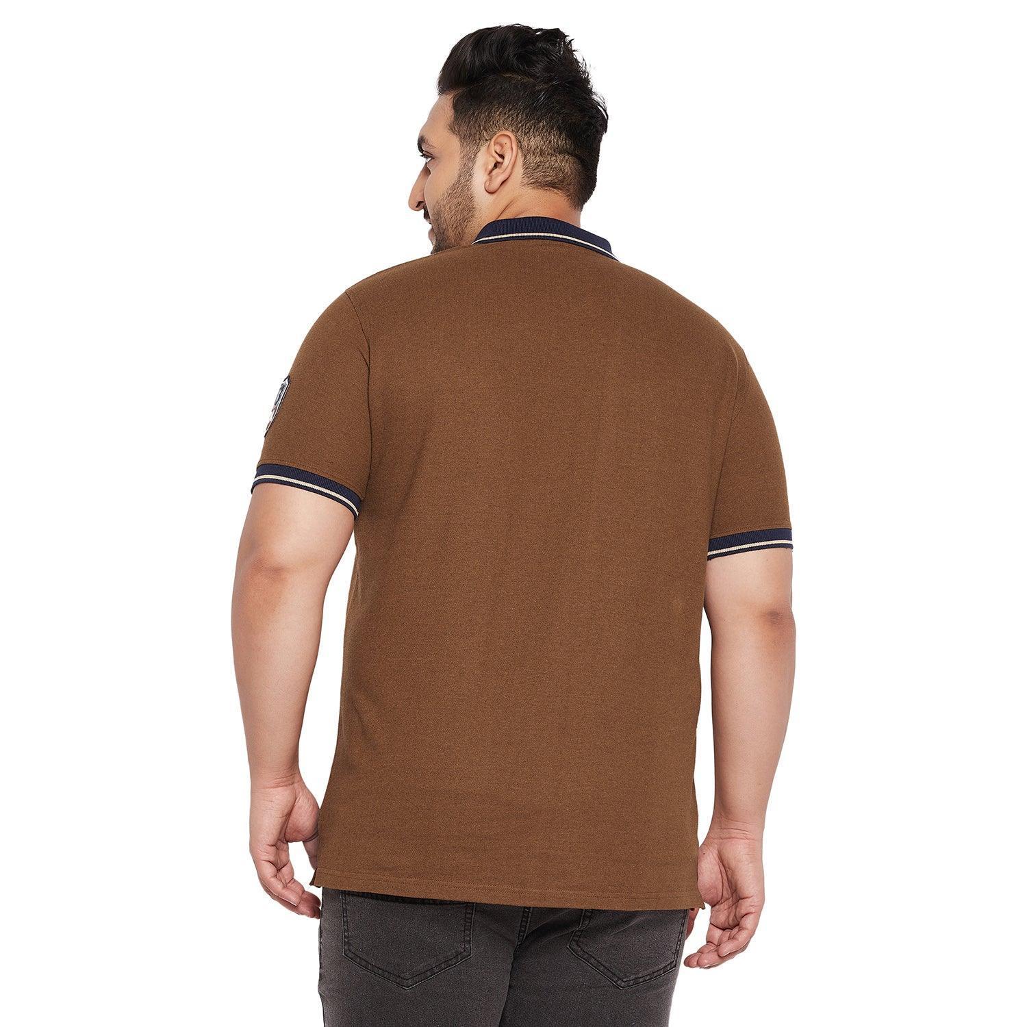 Men Plus Size Dynamo Colorblock Polo Tshirt - Image 5