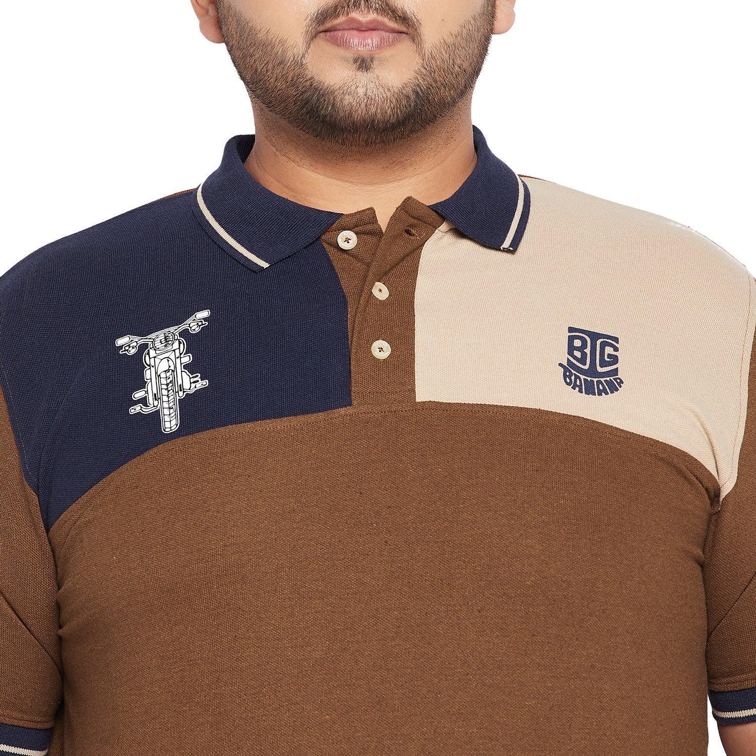 Men Plus Size Dynamo Colorblock Polo Tshirt - Image 6