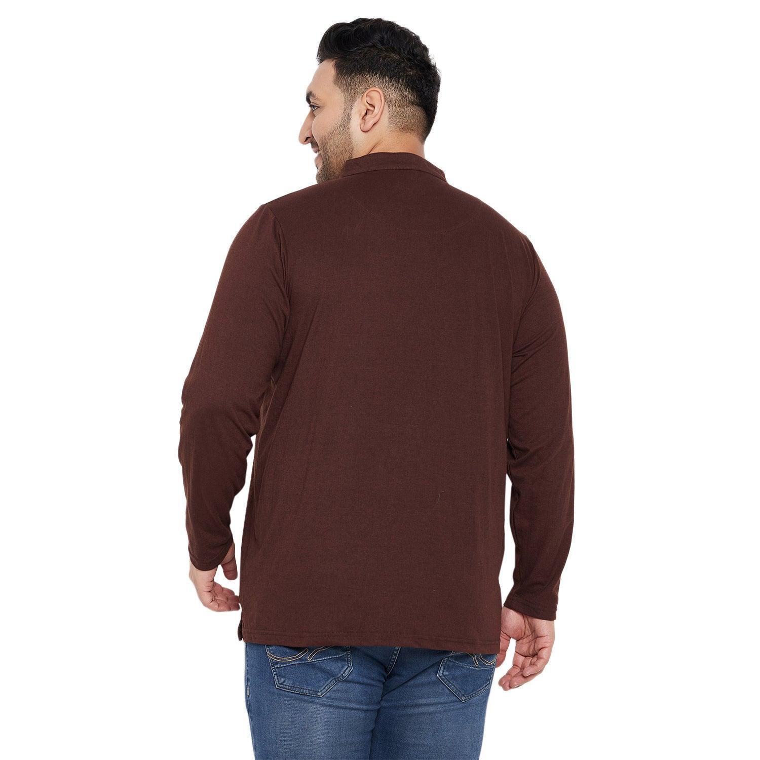 Men Plus Size Eastwood Solid Henley Tshirt - Image 5
