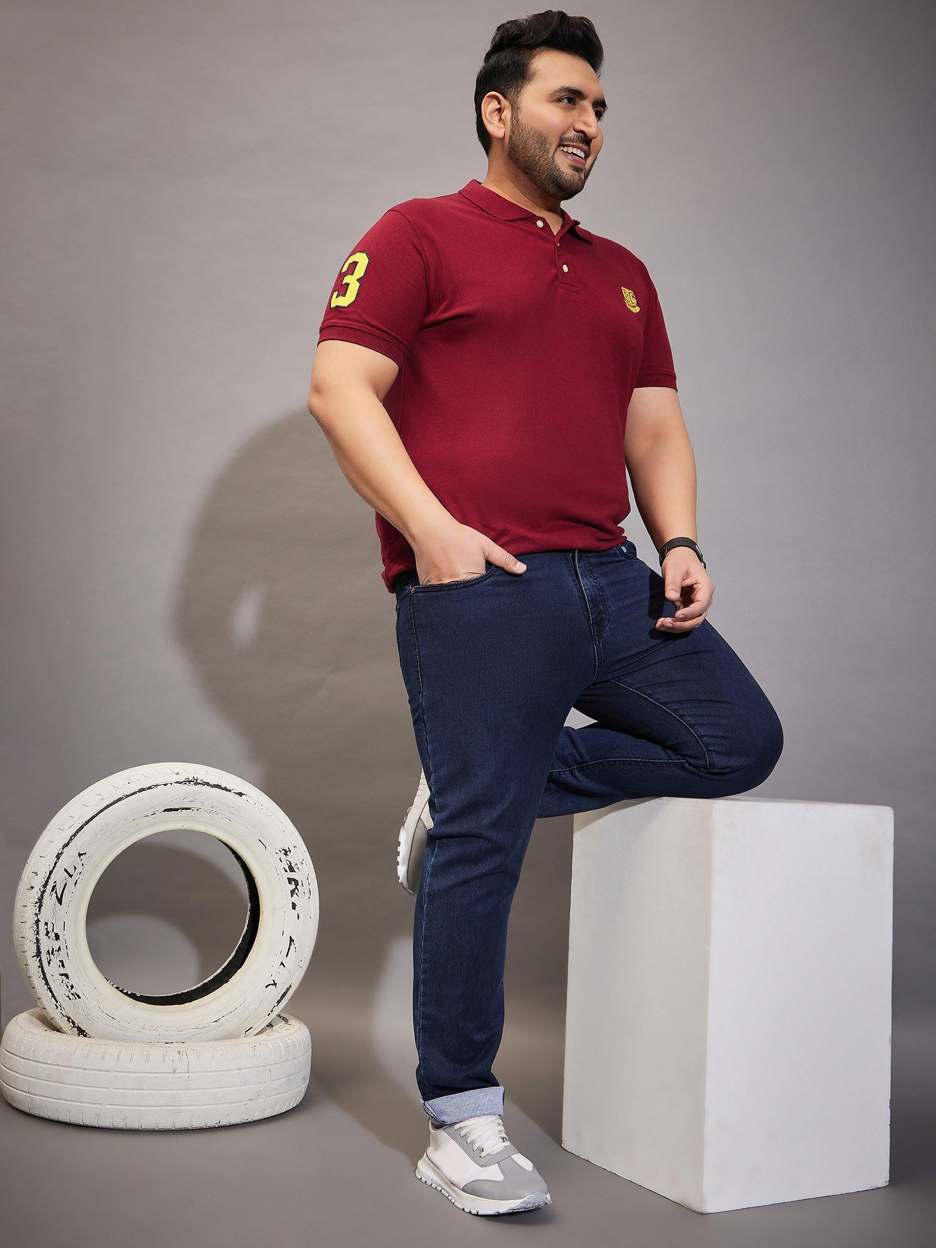 Men Plus Size Echo Solid Jeans - Image 6