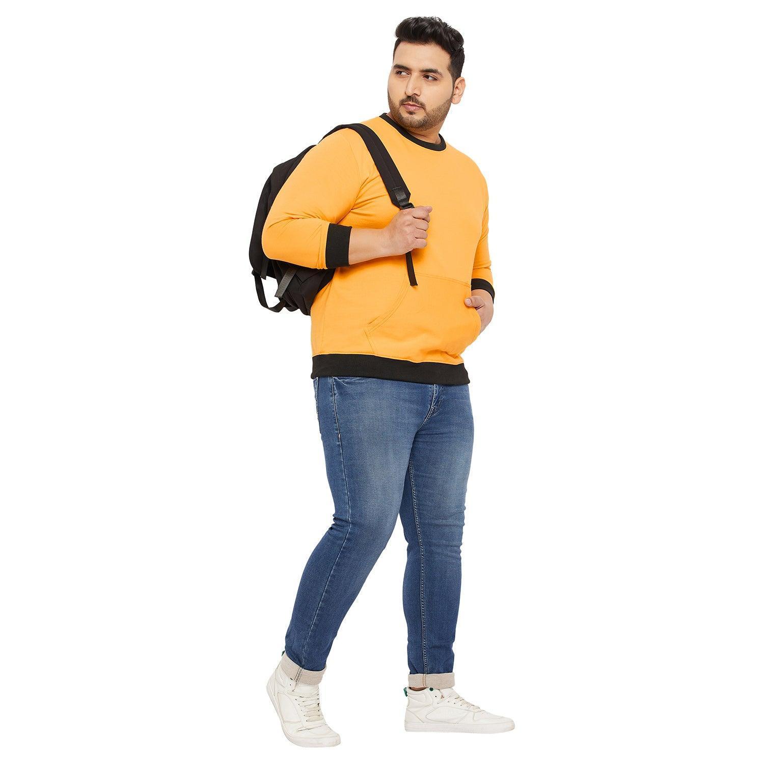 Men Plus Size Fargas Solid Sweatshirt - Image 2