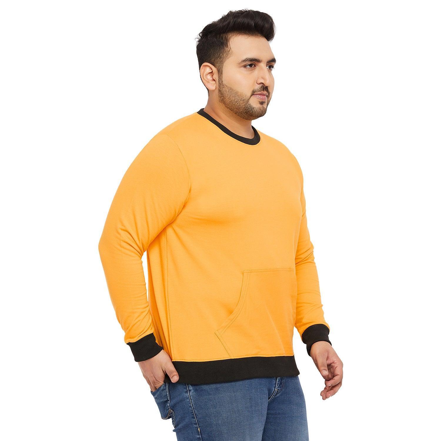 Men Plus Size Fargas Solid Sweatshirt - Image 4