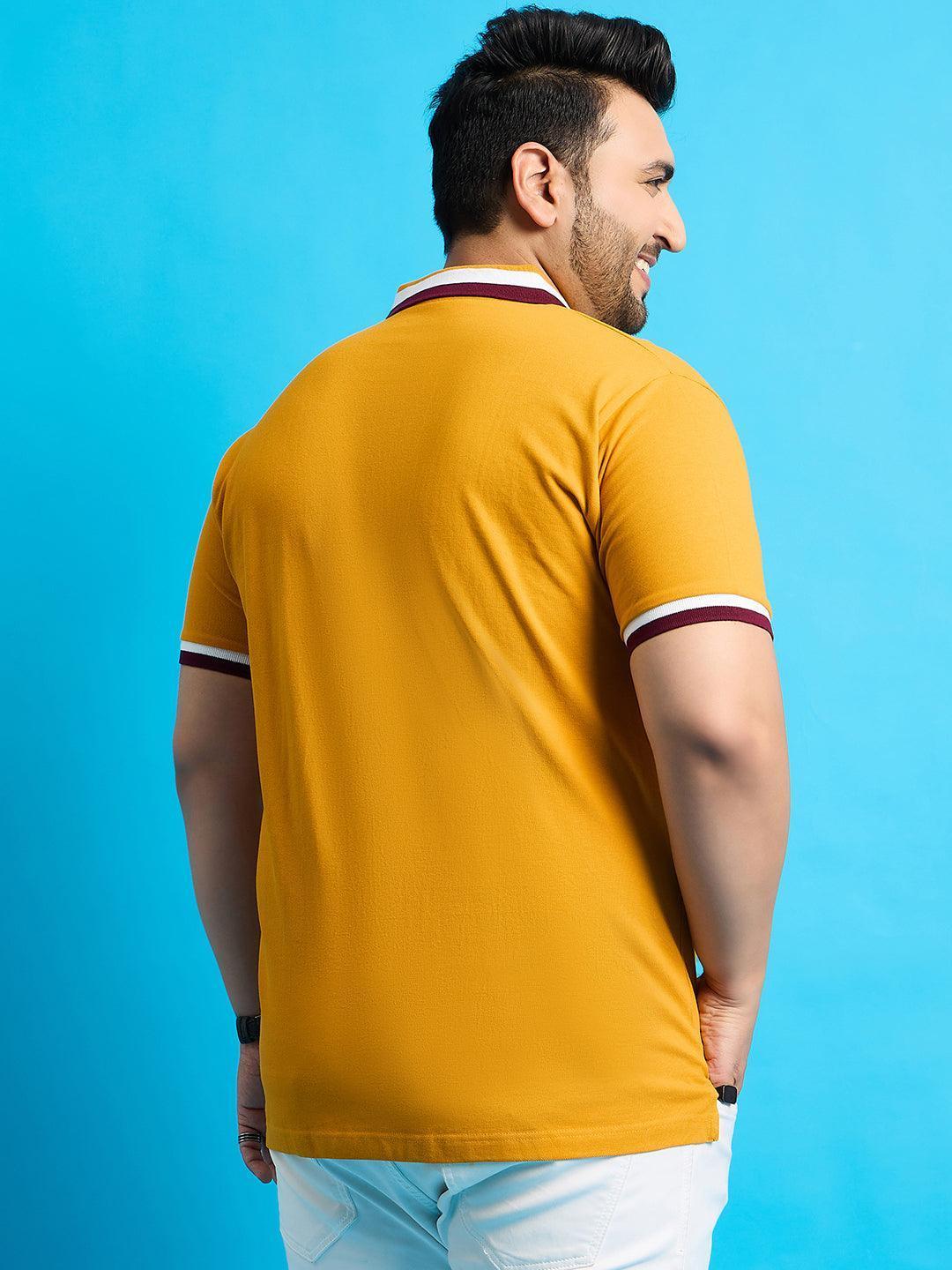 Men Plus Size Felci Solid Polo Tshirt - Image 6