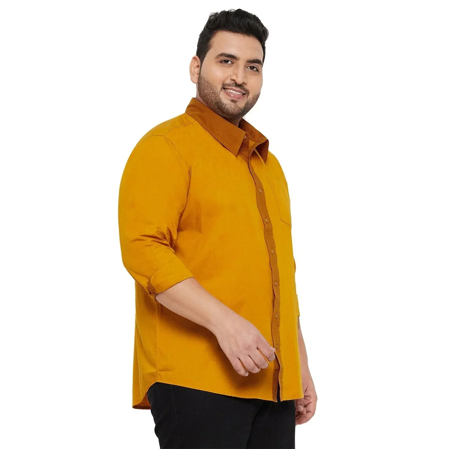 Men Plus Size Freetown Solid Shirt - Image 4