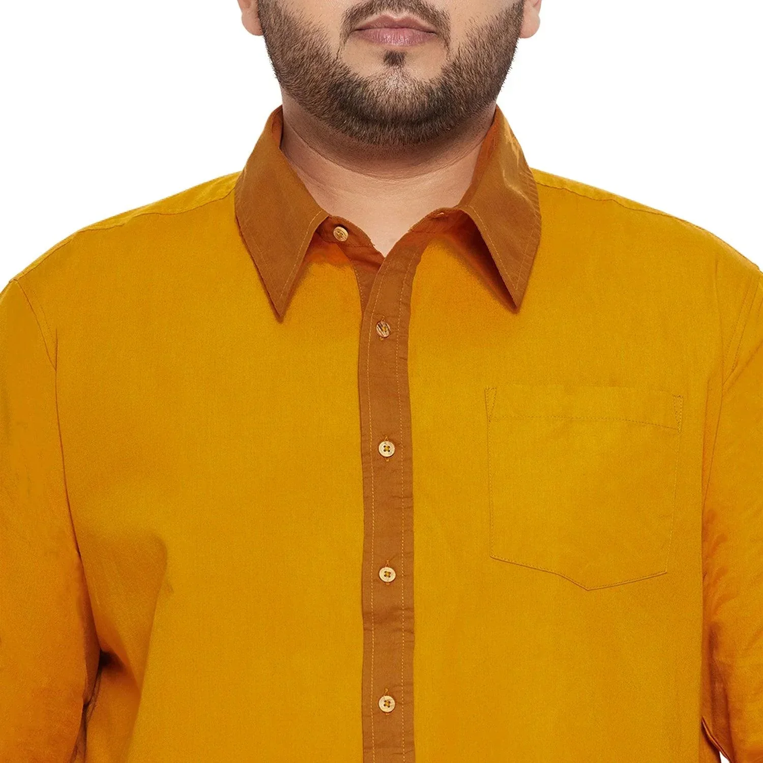 Men Plus Size Freetown Solid Shirt - Image 6