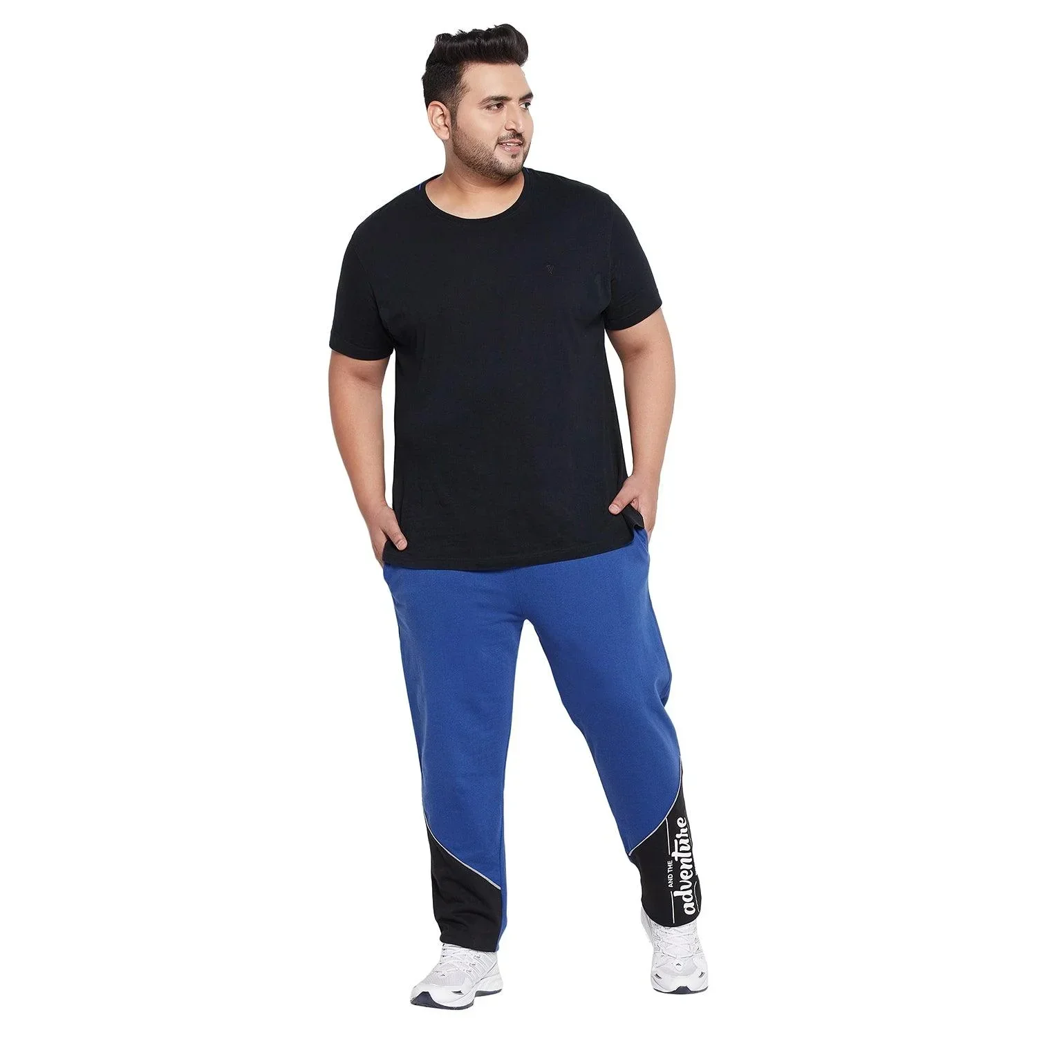 Men Plus Size Gascha Colorblock Trackpant - Image 2