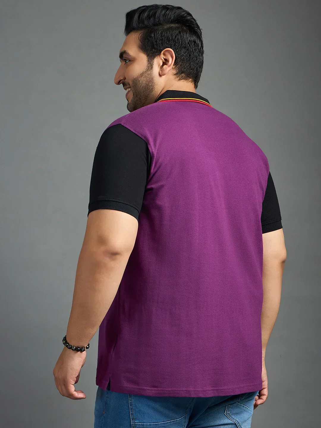 Men Plus Size Germany Printed Polo Tshirt - Image 4