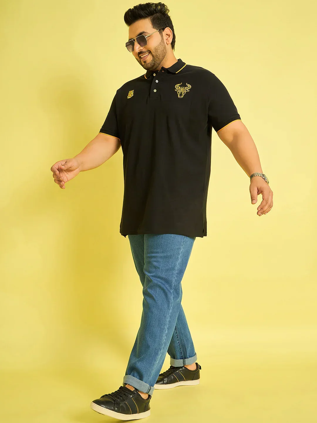 Men Plus Size Jasper Solid Jeans - Image 2
