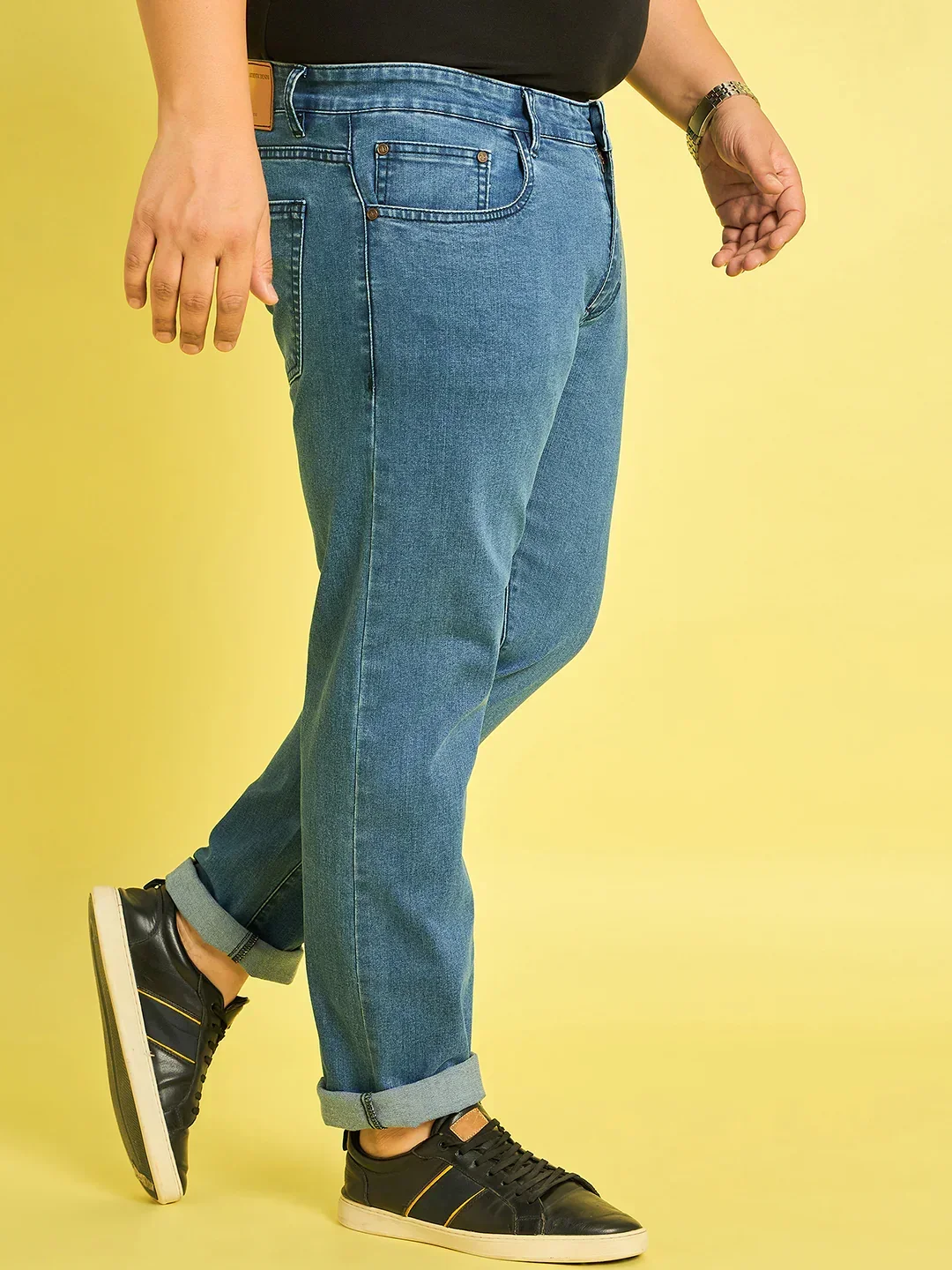 Men Plus Size Jasper Solid Jeans - Image 4