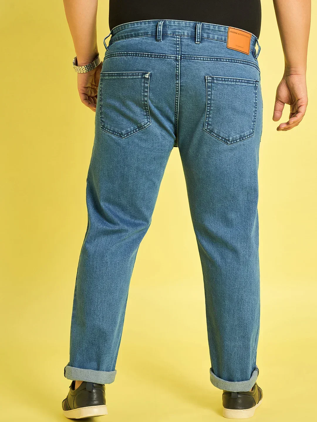 Men Plus Size Jasper Solid Jeans - Image 5