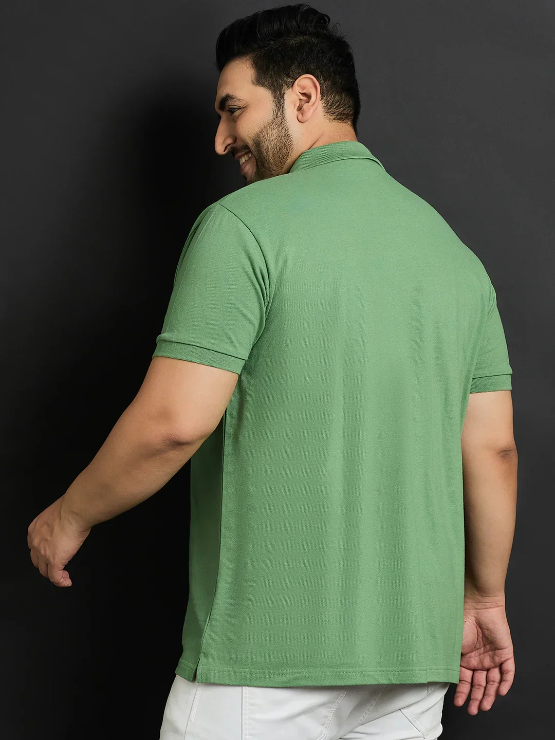 Men Plus Size Gizmo Printed Polo Tshirt - Image 5