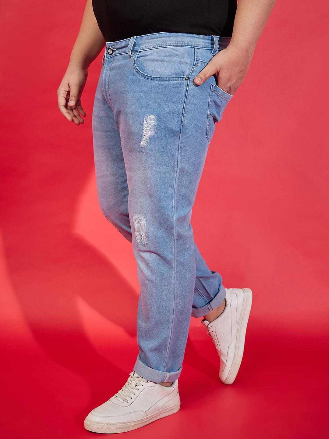 Men Plus Size Godrich Washed Jeans - Image 3