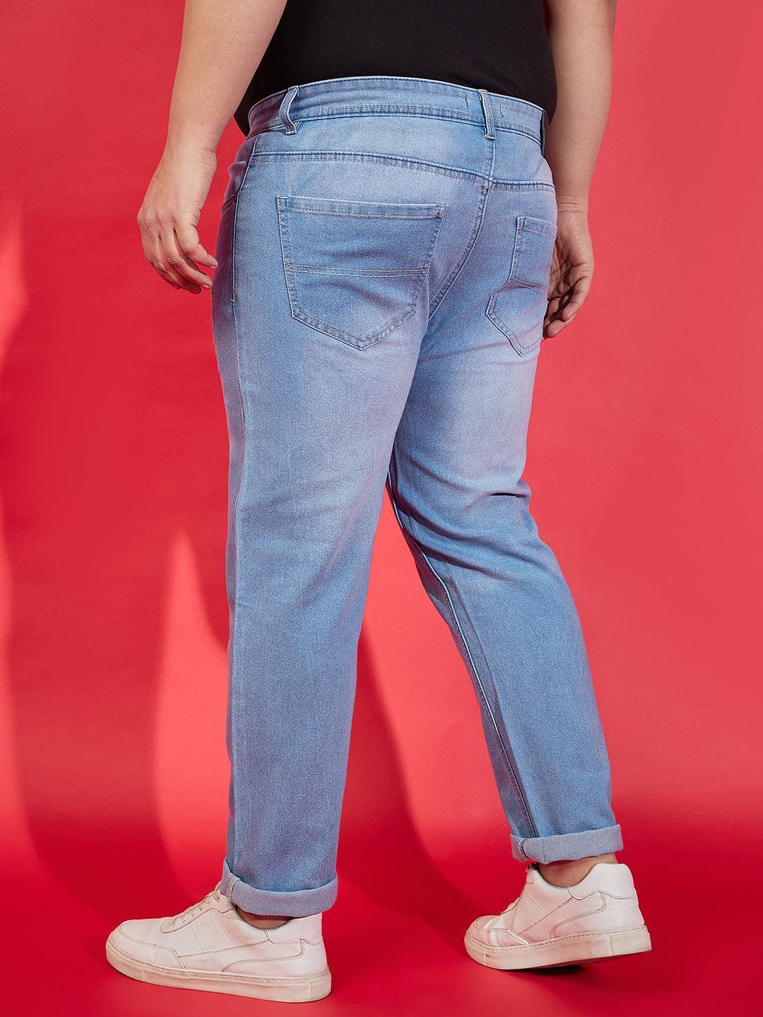 Men Plus Size Godrich Washed Jeans - Image 5
