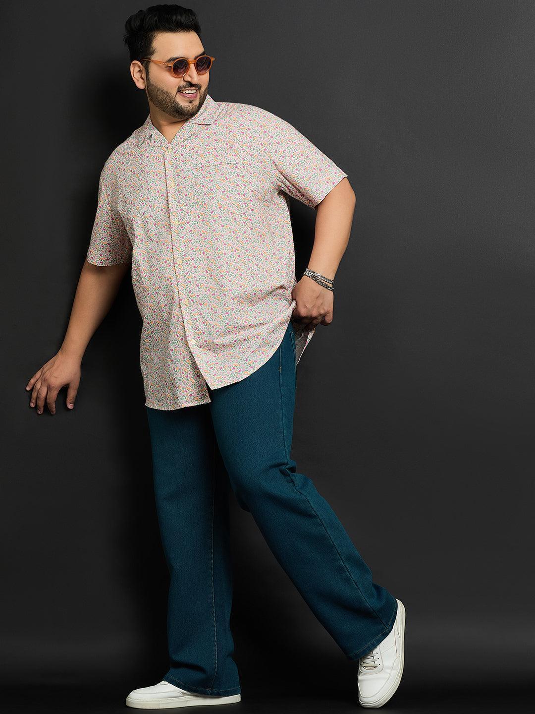 Men Plus Size Gotha Printed Shirt - Image 3