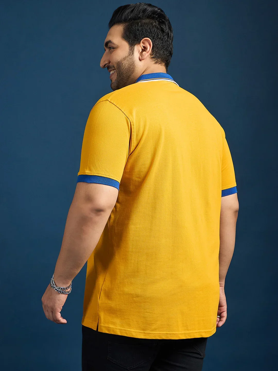 Men Plus Size Greece Printed Polo Tshirt - Image 5