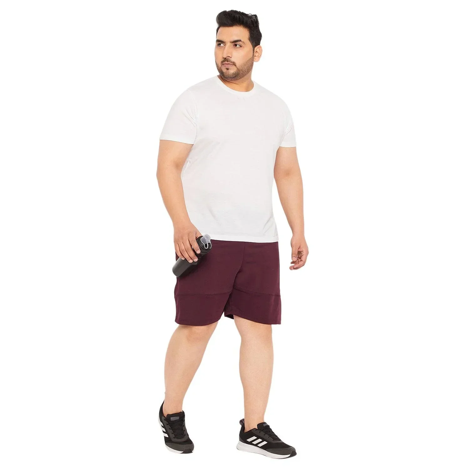 Men Plus Size Griffith Solid Shorts - Image 2