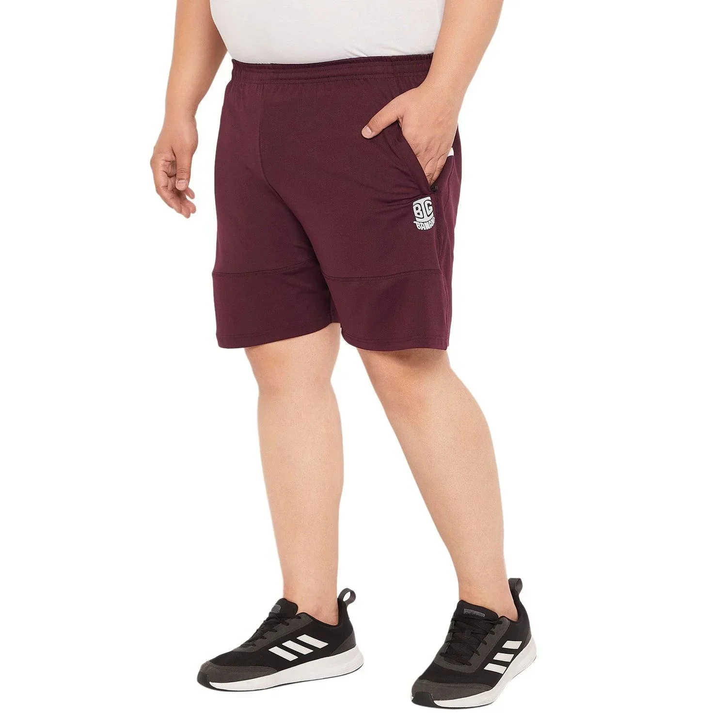 Men Plus Size Griffith Solid Shorts - Image 3