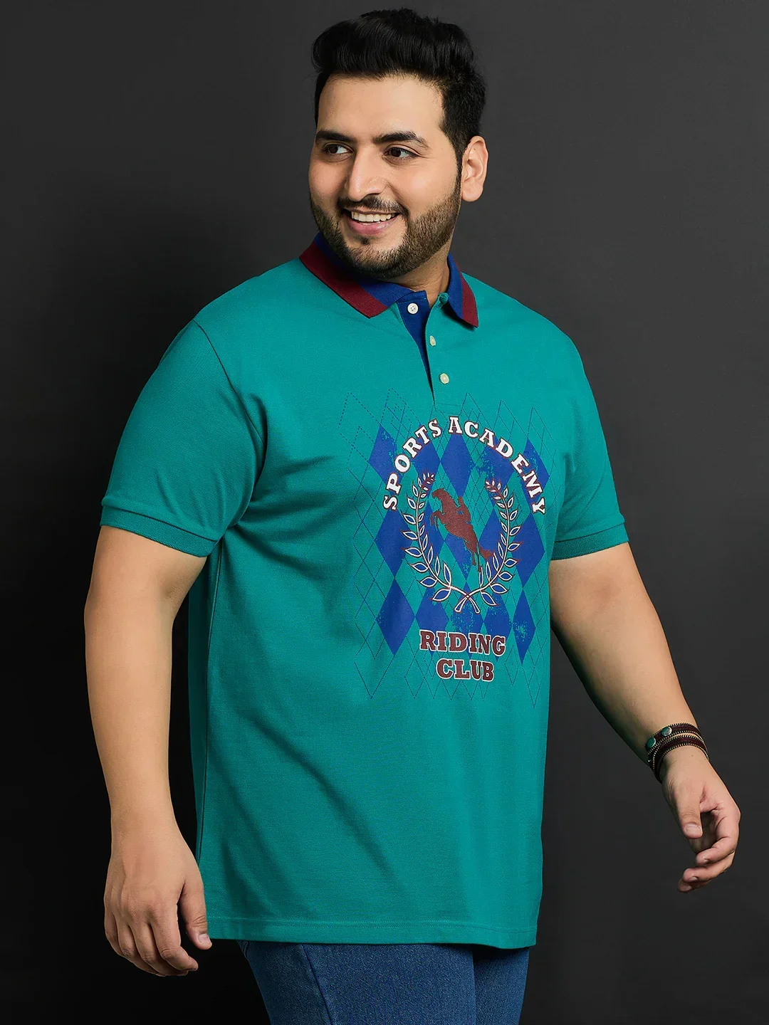 Men Plus Size Guilin Printed Polo Tshirt - Image 4