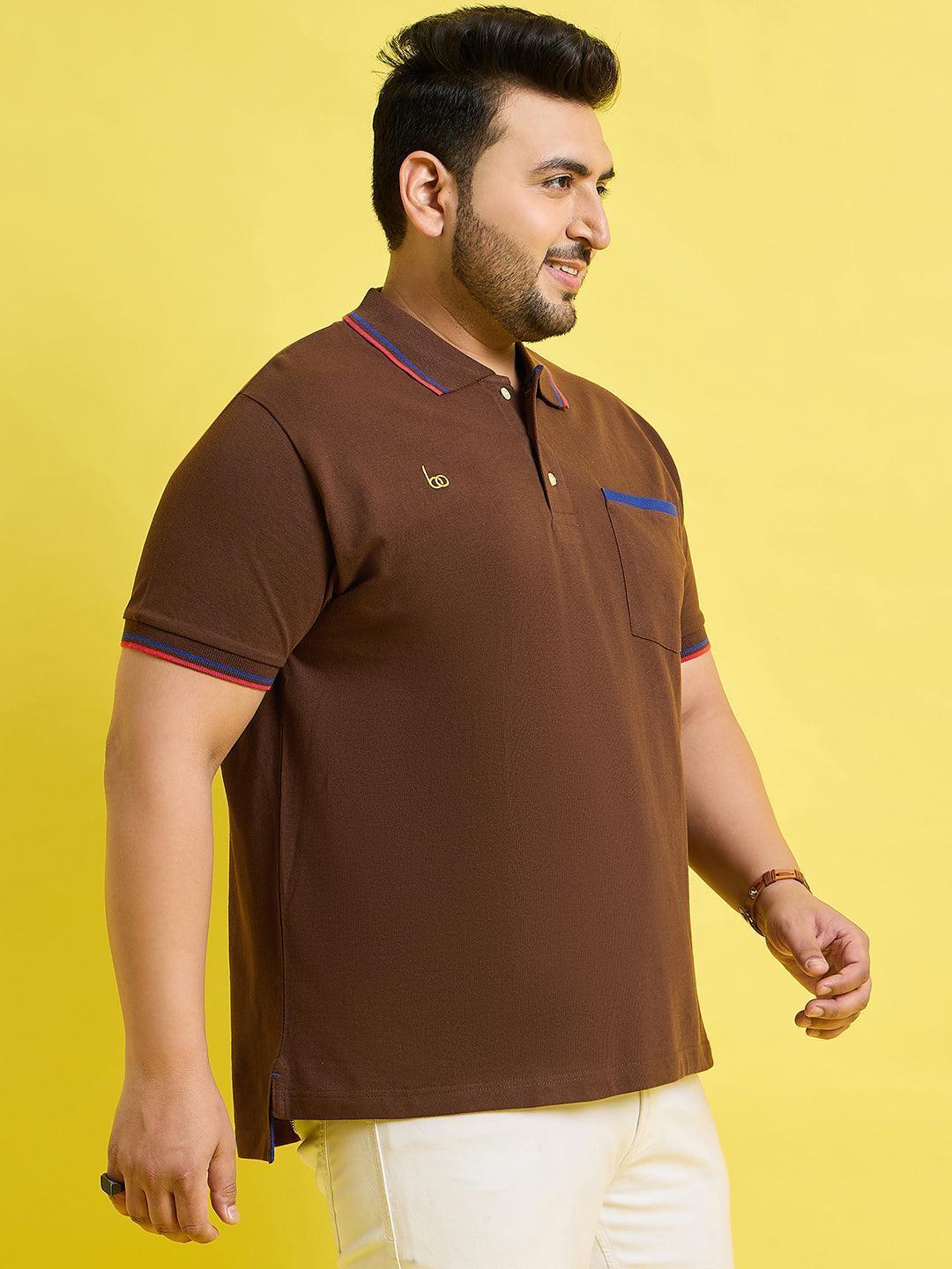 Men Plus Size Helium Solid Polo Tshirt - Image 5