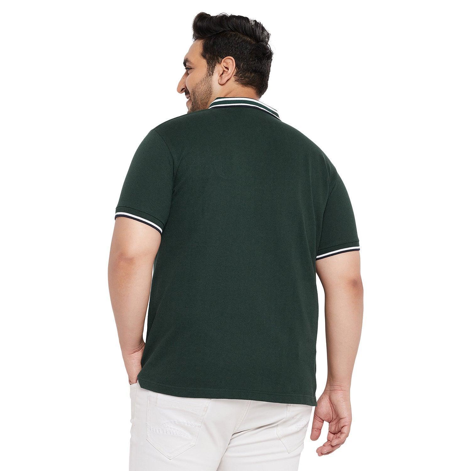 Men Plus Size Henra Solid Polo Tshirt - Image 5