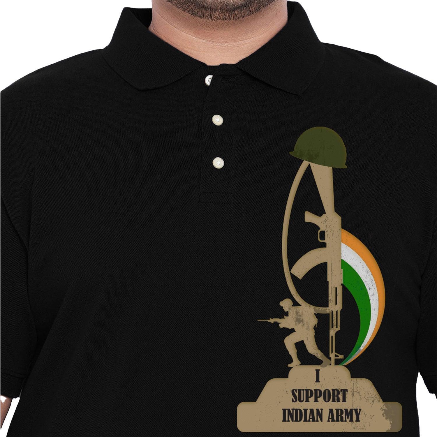 Men Plus Size Honor Printed Polo Tshirt - Image 6