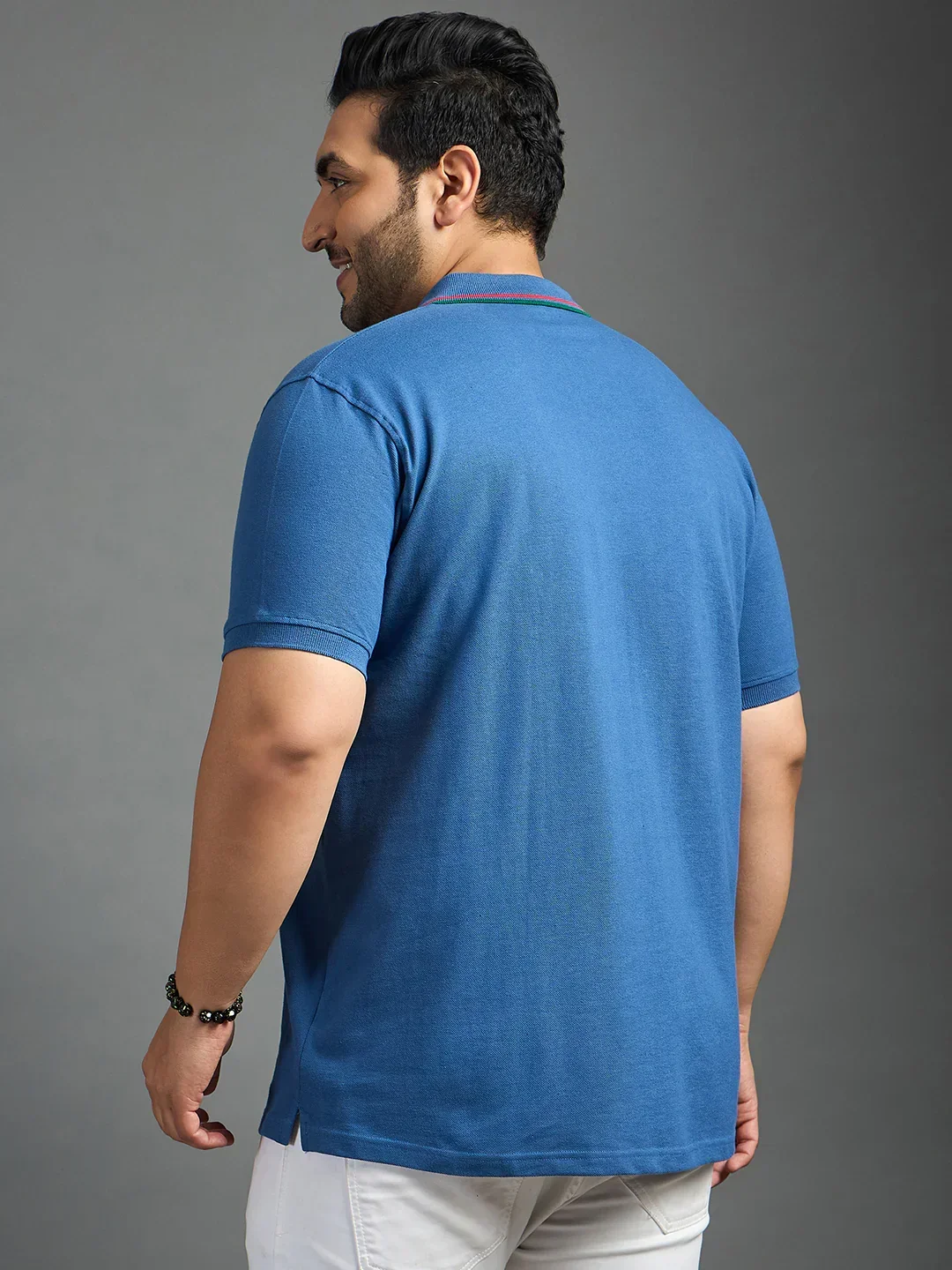 Men Plus Size Italy Printed Polo Tshirt - Image 5