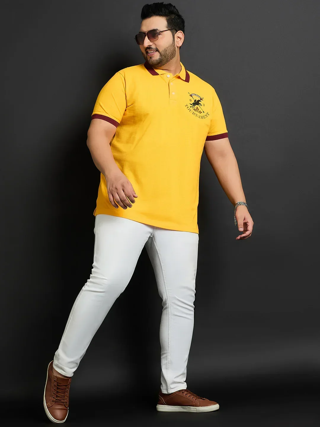 Men Plus Size Jamo Printed Polo Tshirt - Image 2