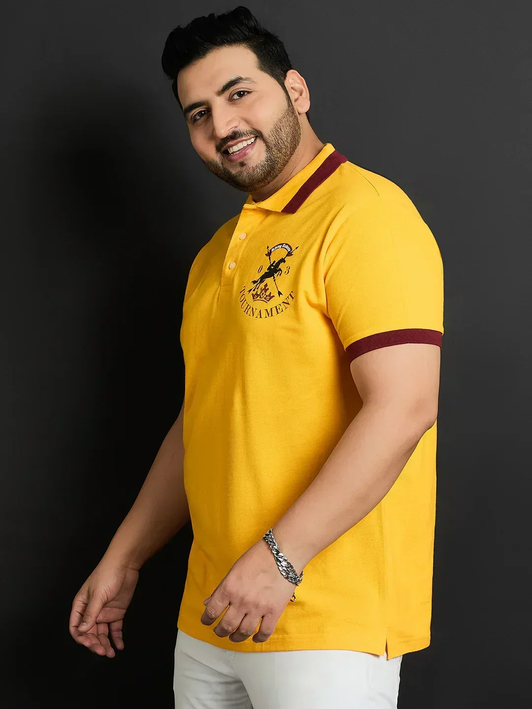 Men Plus Size Jamo Printed Polo Tshirt - Image 5