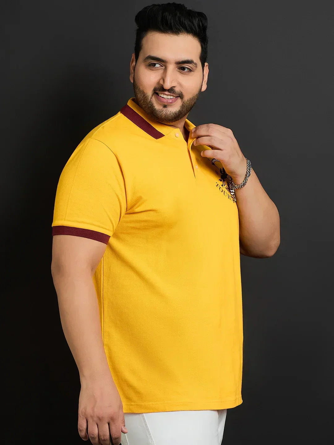 Men Plus Size Jamo Printed Polo Tshirt - Image 6