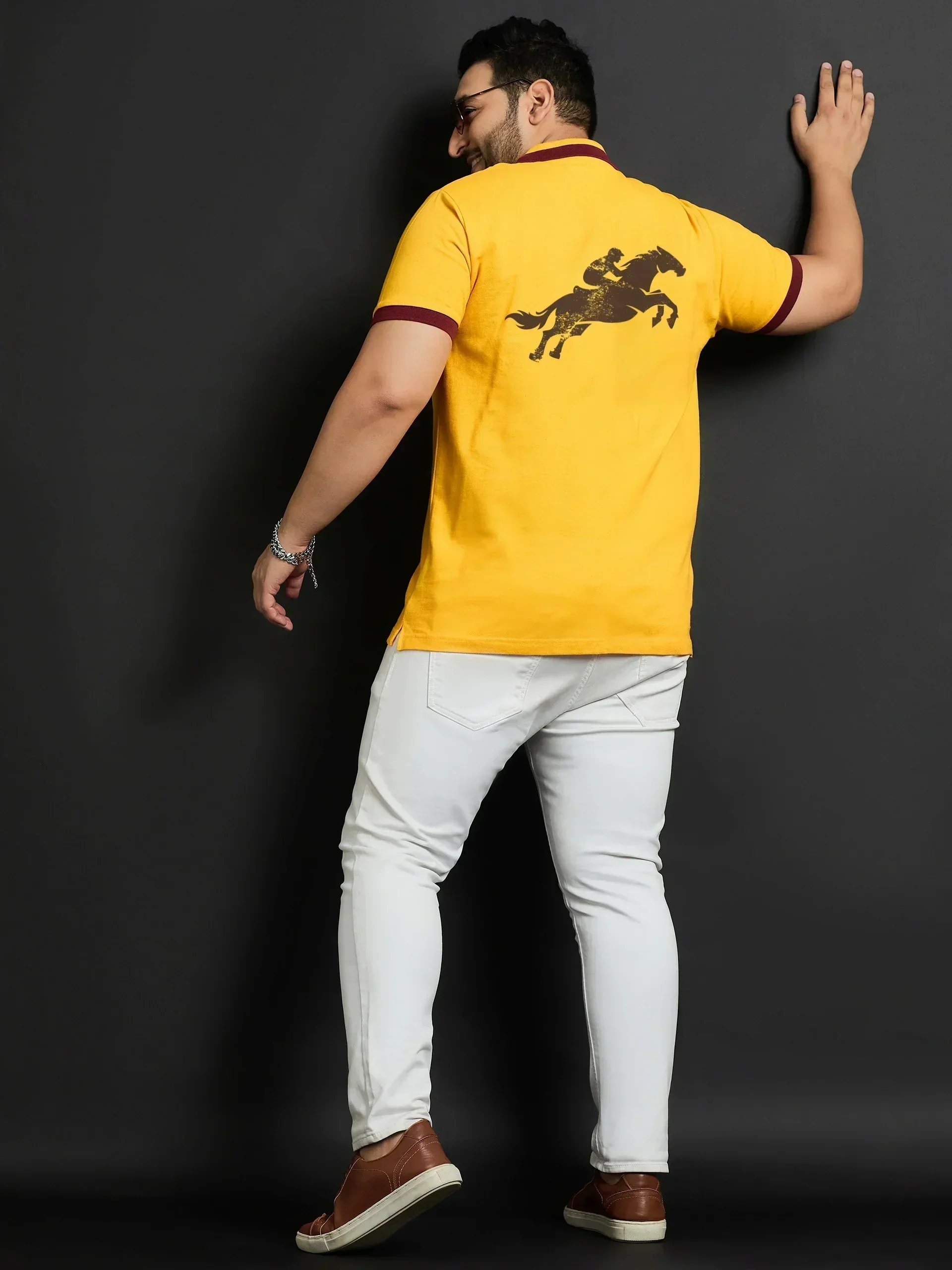 Men Plus Size Jamo Printed Polo Tshirt - Image 8