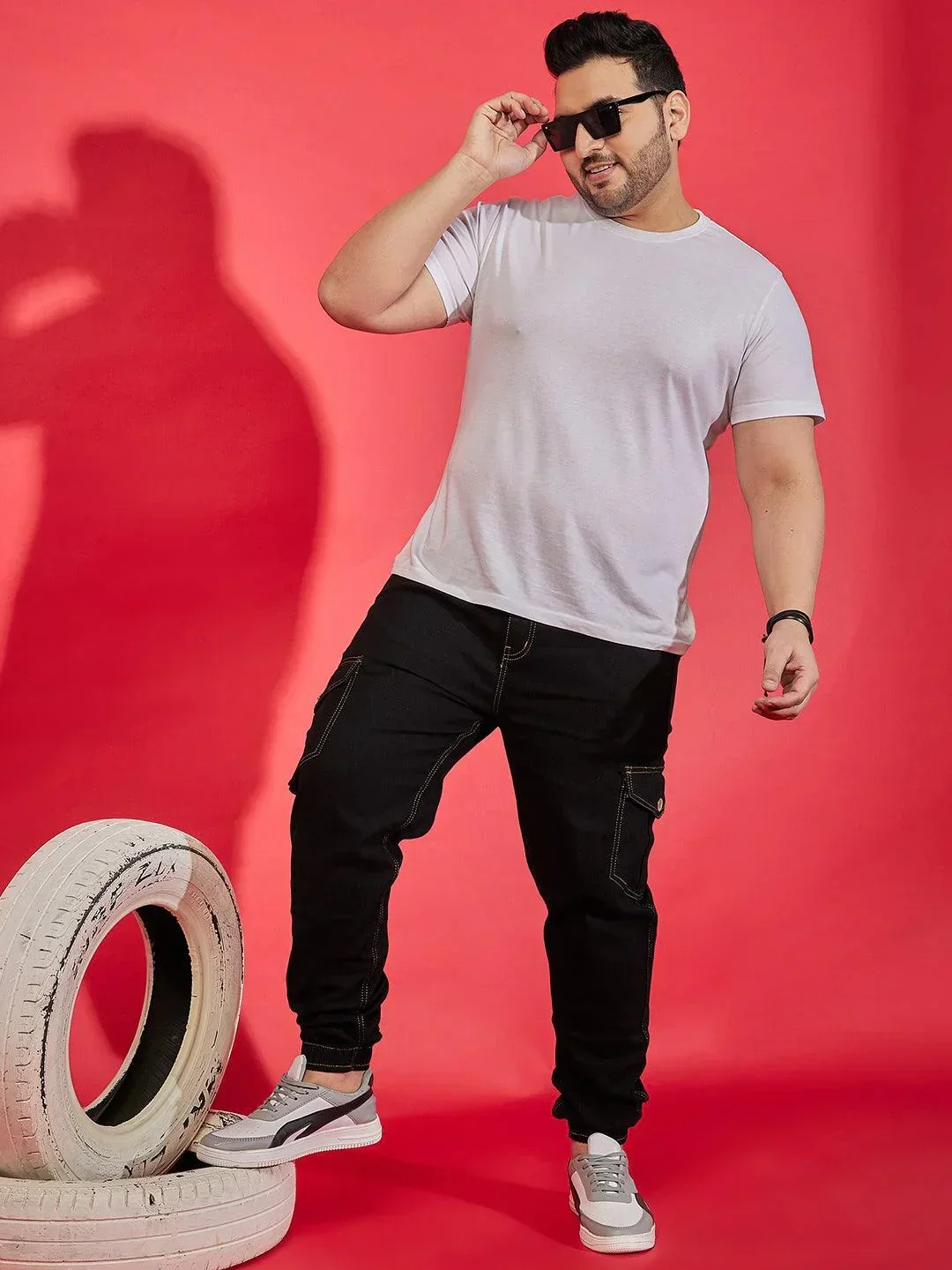 Men Plus Size Jockson Washed Jeans - Image 2