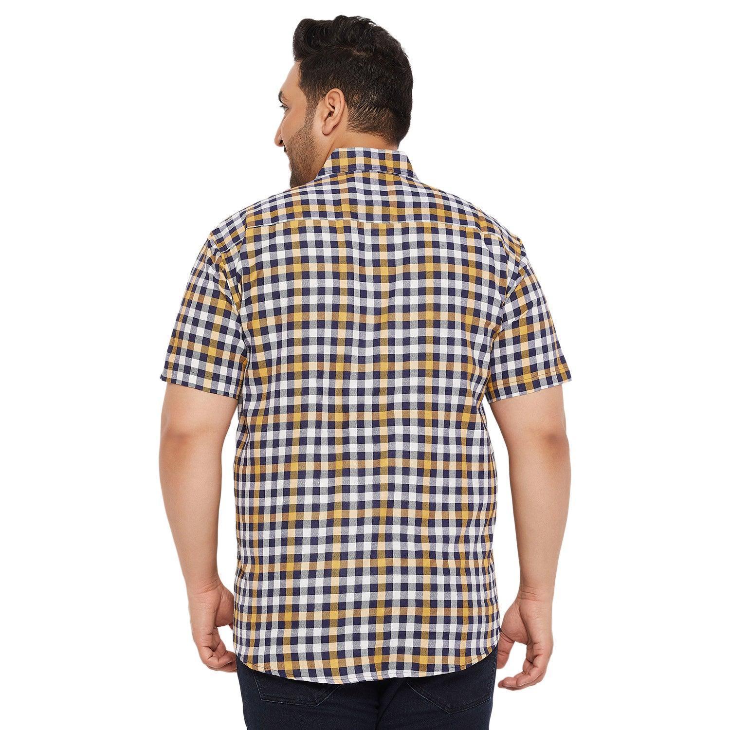 Men Plus Size Joraan Checked Shirt - Image 3
