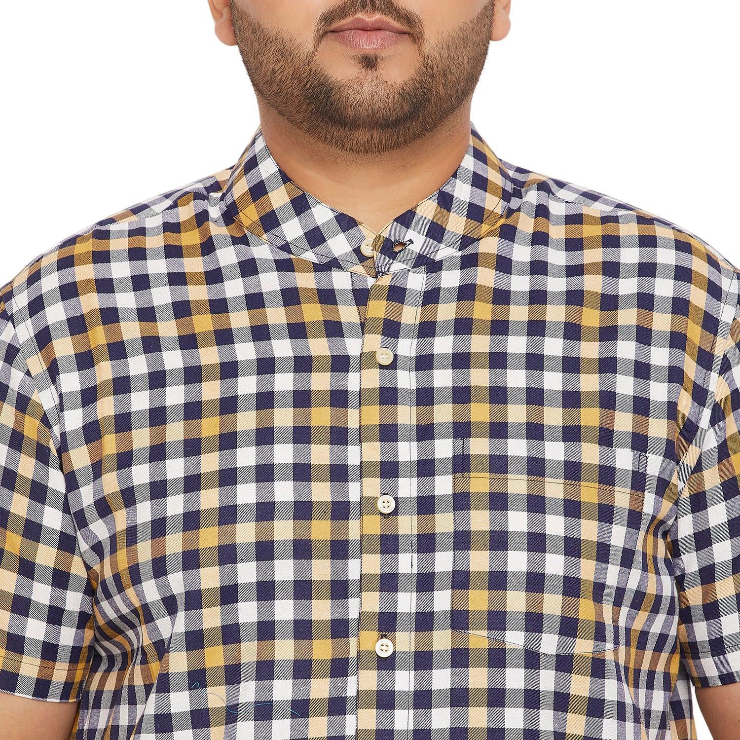 Men Plus Size Joraan Checked Shirt - Image 4