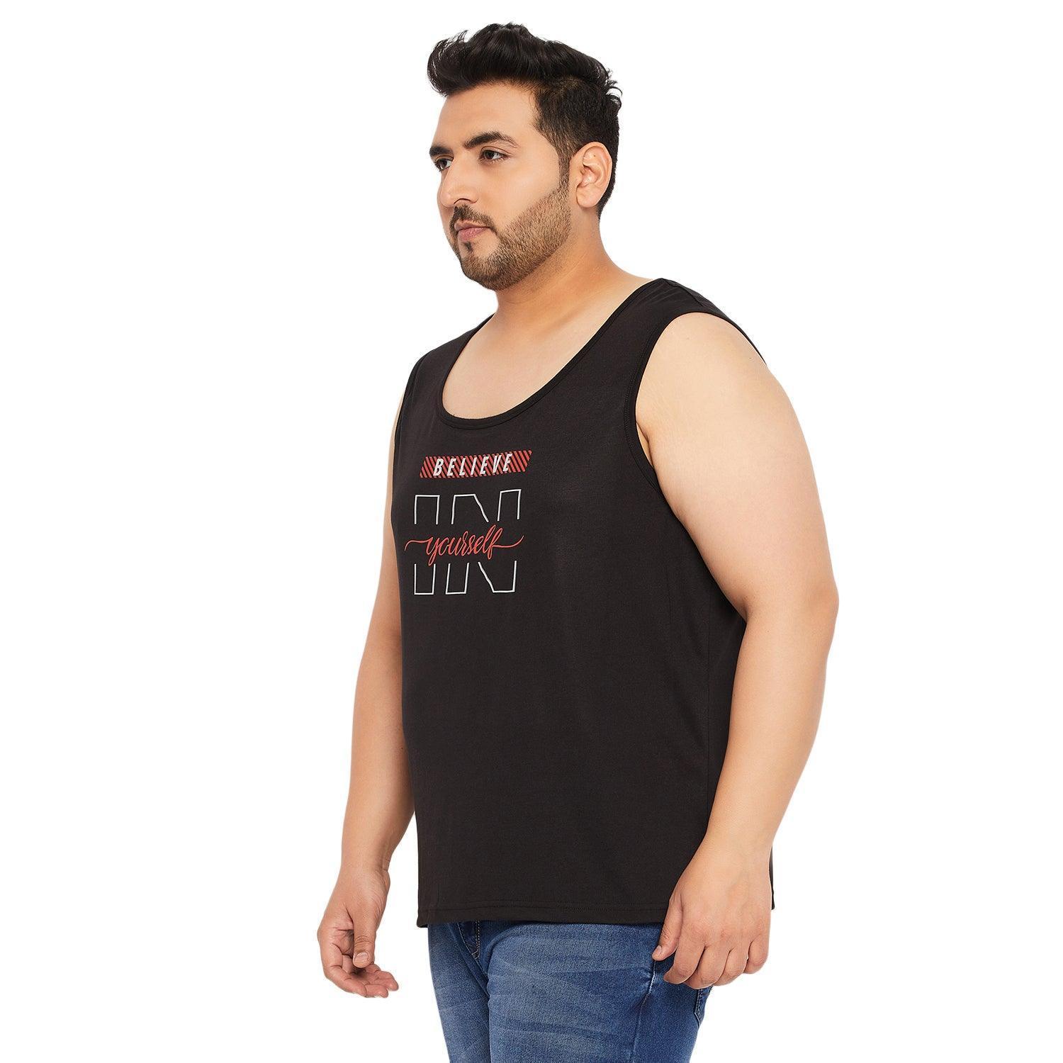 Men Plus Size Jupiter Printed Innerwear Vest - Image 3