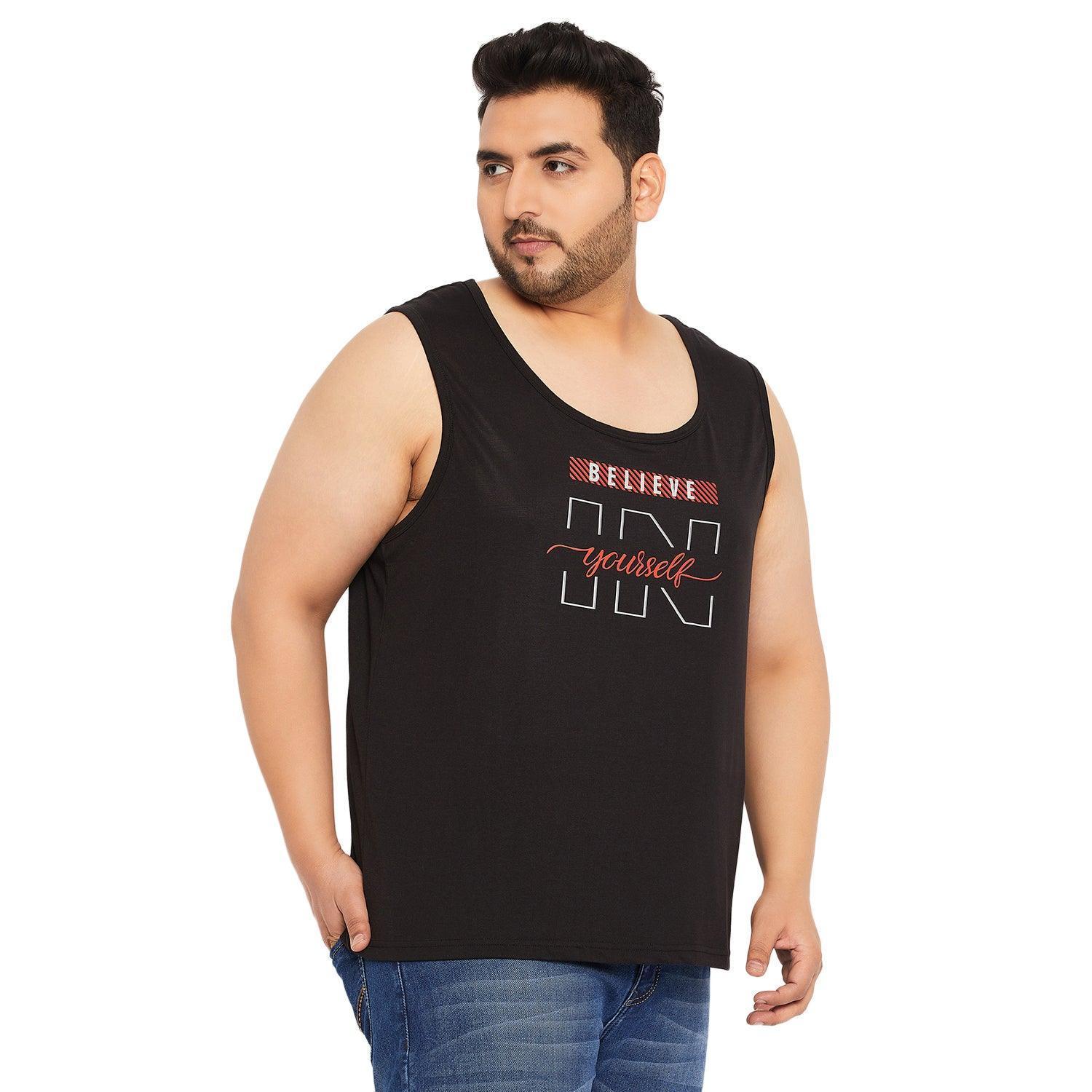 Men Plus Size Jupiter Printed Innerwear Vest - Image 4
