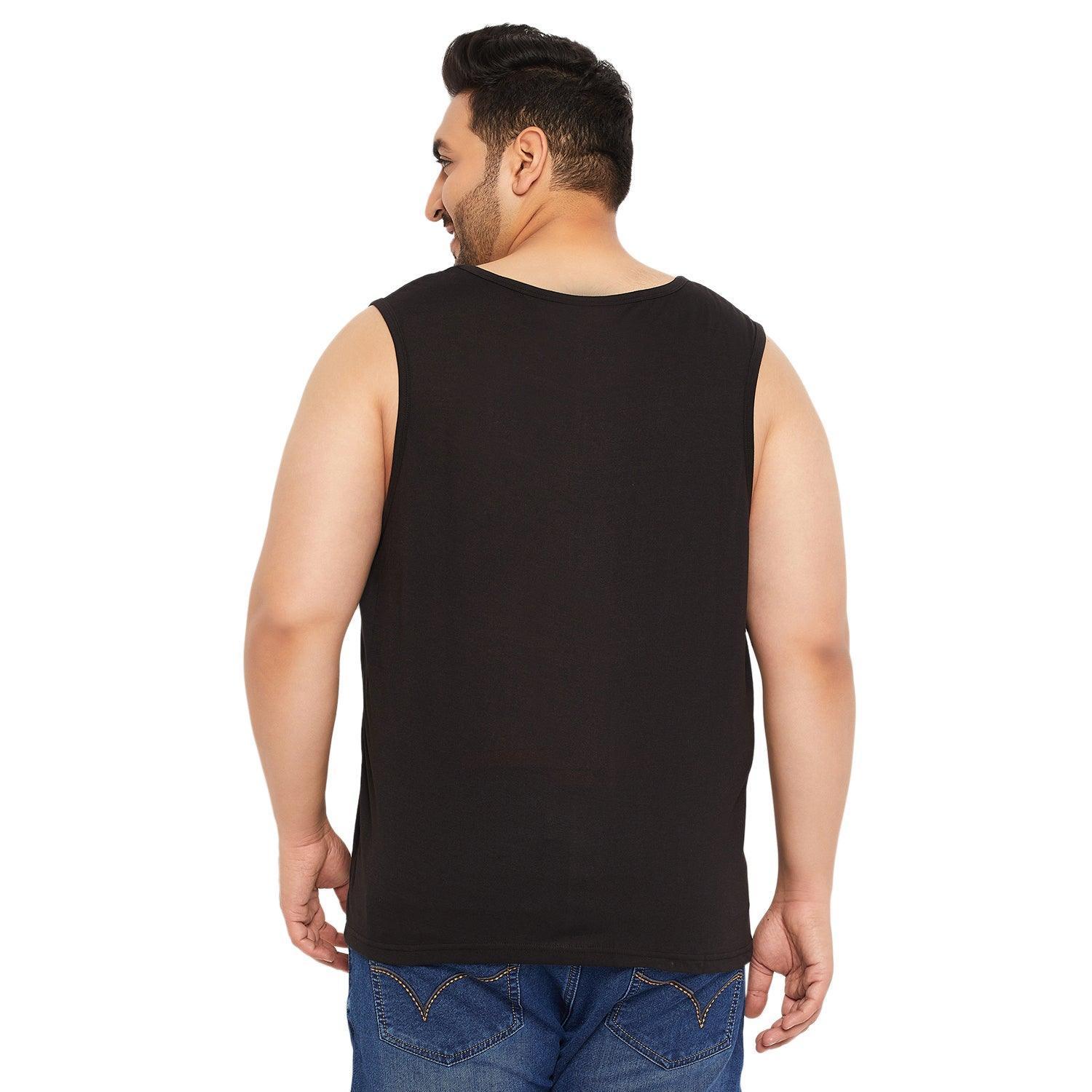 Men Plus Size Jupiter Printed Innerwear Vest - Image 5
