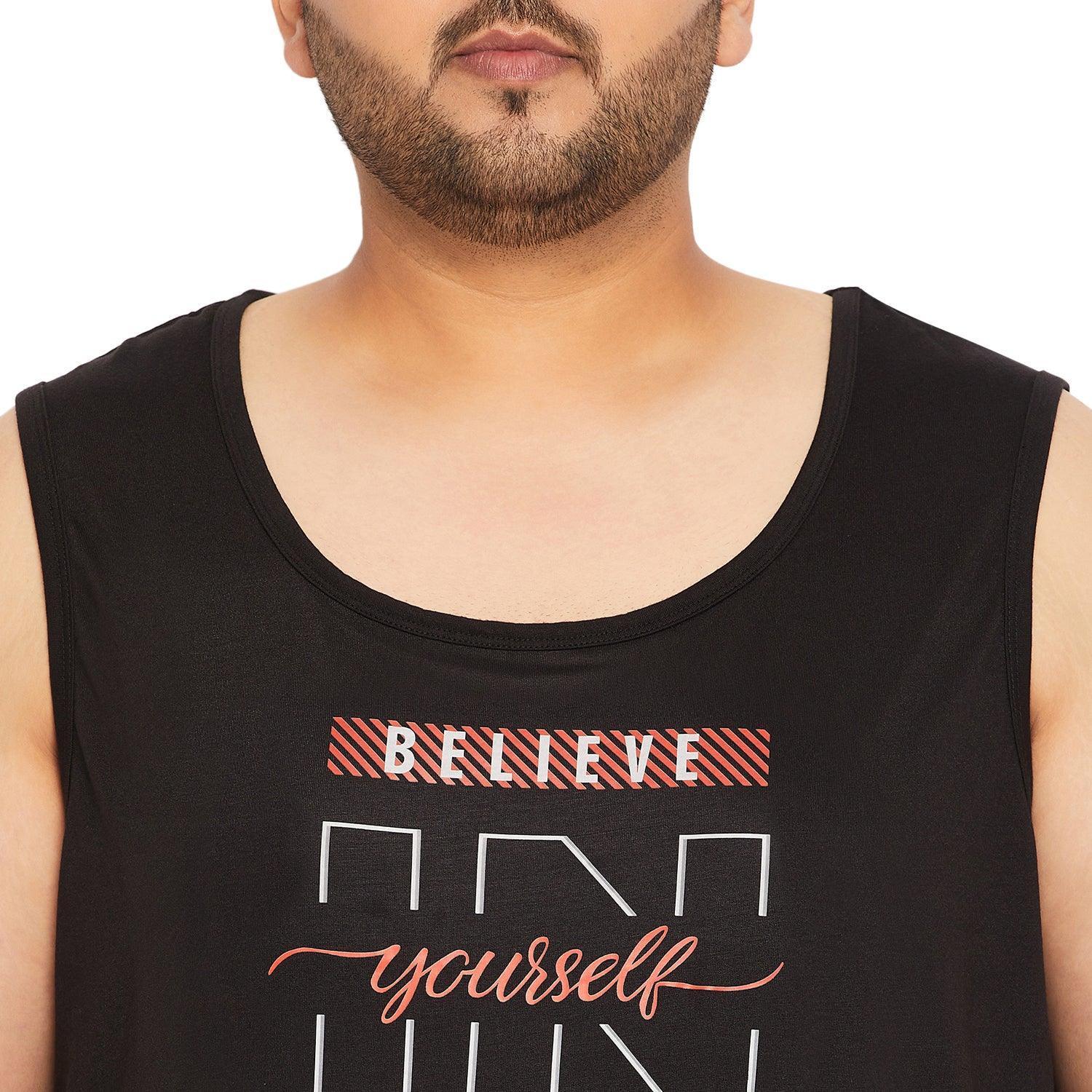 Men Plus Size Jupiter Printed Innerwear Vest - Image 6