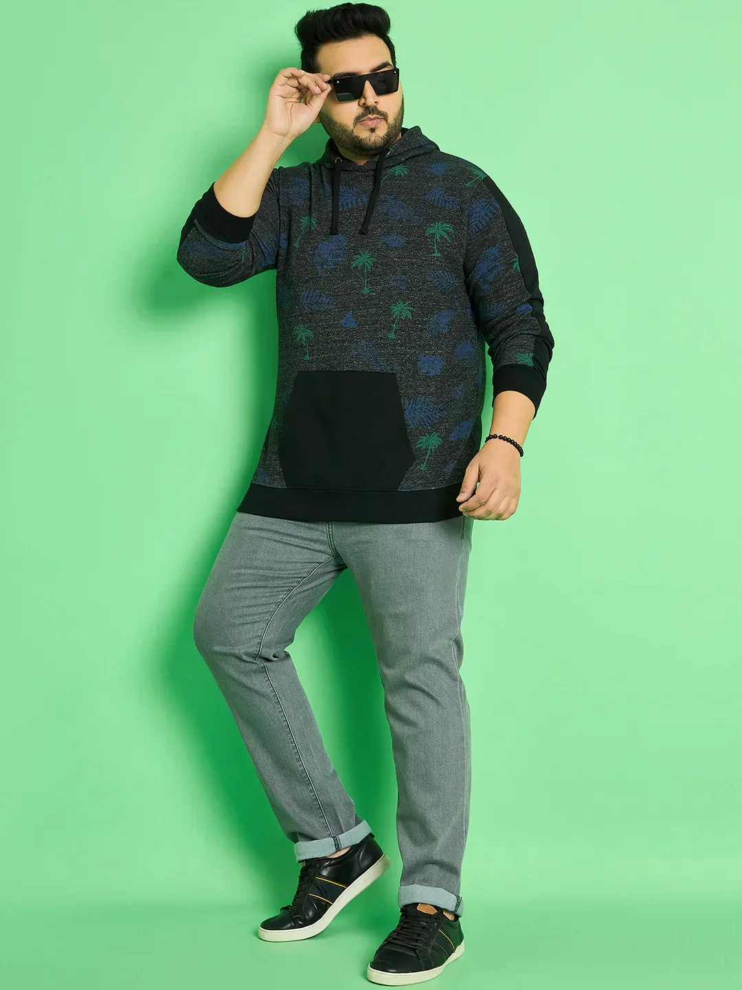 Men Plus Size Jursinci Printed Sweatshirts - Image 2
