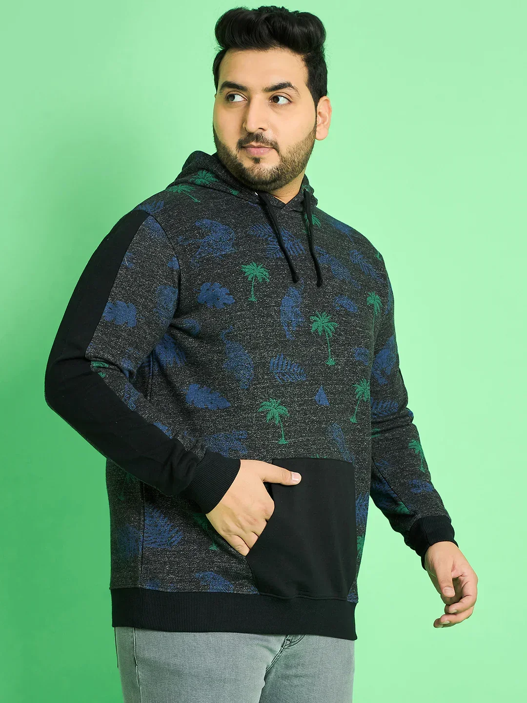 Men Plus Size Jursinci Printed Sweatshirts - Image 4
