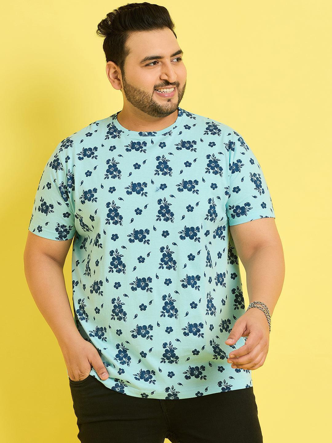 Men Plus Size Kansas Printed Round Neck Tshirt - Image 3
