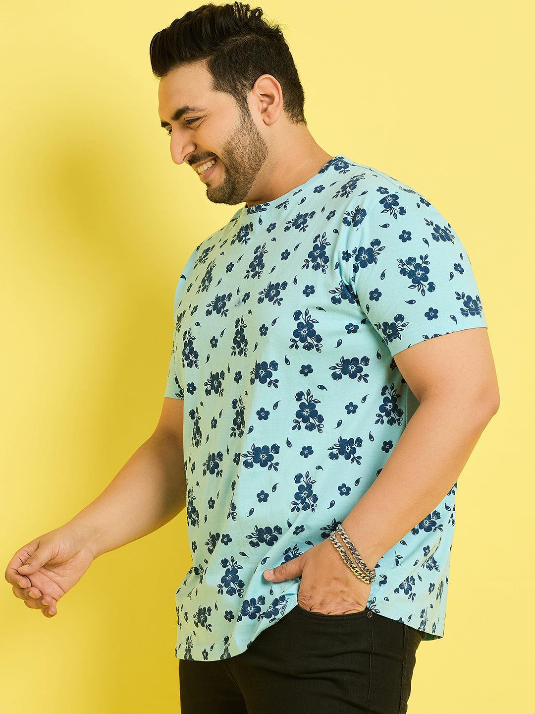 Men Plus Size Kansas Printed Round Neck Tshirt - Image 4